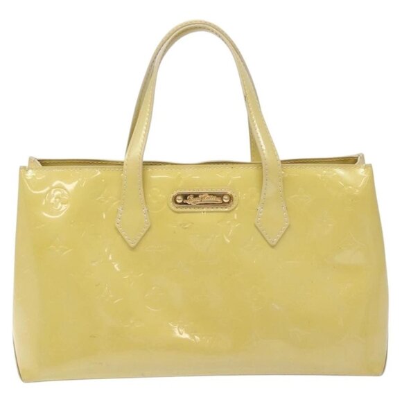 LOUIS VUITTON Monogram Vernis Wilshire PM Hand Bag Broncorail - Picture 11 of 15